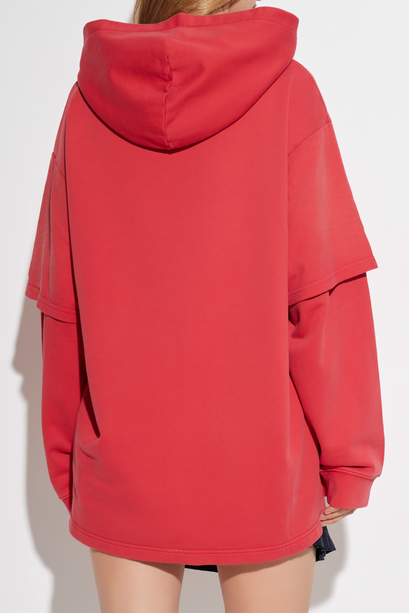Czerwony Bluza z kapturem Acne Studios - Vitkac Polska
